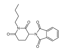 2-(1-butyl-2,6-dioxopiperidin-3-yl)isoindole-1,3-dione Structure