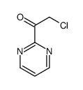 Ethanone, 2-chloro-1-(2-pyrimidinyl)- (9CI)结构式