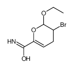 3-bromo-2-ethoxy-3,4-dihydro-2H-pyran-6-carboxamide Structure