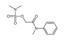 [2-(N-methylanilino)-2-oxoethyl] N,N-dimethylsulfamate Structure