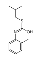 S-(2-methylpropyl) N-(2-methylphenyl)carbamothioate Structure