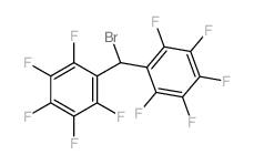 Methane, bromobis(pentafluorophenyl)- Structure