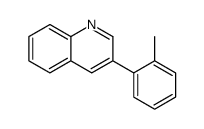 3-(2-methylphenyl)quinoline结构式