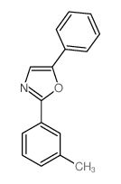 Oxazole,2-(3-methylphenyl)-5-phenyl-结构式