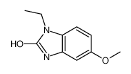 2H-Benzimidazol-2-one,1-ethyl-1,3-dihydro-5-methoxy-(9CI)结构式