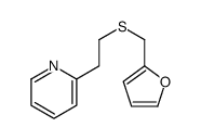 2-[2-(furan-2-ylmethylsulfanyl)ethyl]pyridine Structure