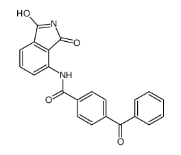 4-benzoyl-N-(1,3-dioxoisoindol-4-yl)benzamide结构式