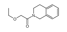 Isoquinoline, 2-(ethoxyacetyl)-1,2,3,4-tetrahydro- (9CI)结构式