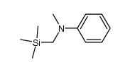 N-Methyl-N-[(trimethylsilyl)methyl]aniline结构式