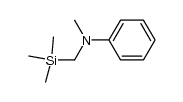 N-Methyl-N-[(trimethylsilyl)methyl]aniline Structure