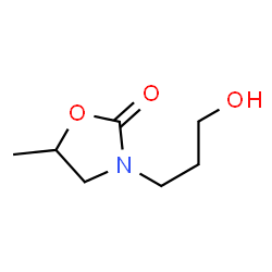 2-Oxazolidinone,3-(3-hydroxypropyl)-5-methyl-(7CI) structure