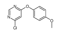 4-(4-Methoxyphenoxy)-6-chloropyrimidine structure