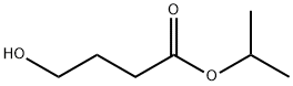 Butanoic acid, 4-hydroxy-, 1-Methylethyl ester Structure