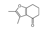 2,3-dimethyl-6,7-dihydro-5H-1-benzofuran-4-one structure