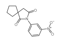 2-(3-(Hydroxy(oxido)amino)phenyl)-2-azaspiro[4.4]nonane-1,3-dione Structure