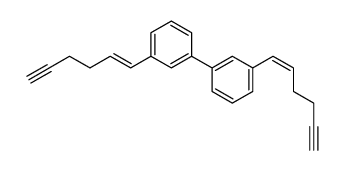 3,3'-Di-(1-hexen-5-inyl)-biphenyl结构式