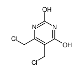 5,6-bis(chloromethyl)-1H-pyrimidine-2,4-dione Structure