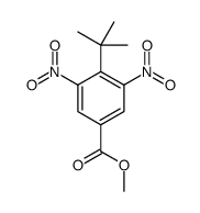 methyl 4-tert-butyl-3,5-dinitrobenzoate Structure