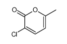 3-chloro-6-methylpyran-2-one Structure