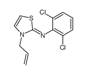N-(2,6-dichlorophenyl)-3-prop-2-enyl-1,3-thiazol-2-imine Structure