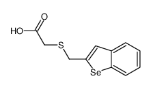 2-(1-benzoselenophen-2-ylmethylsulfanyl)acetic acid Structure