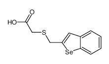 2-(1-benzoselenophen-2-ylmethylsulfanyl)acetic acid结构式