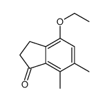 4-ethoxy-6,7-dimethyl-2,3-dihydroinden-1-one结构式