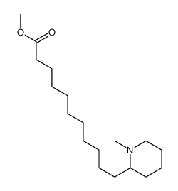 methyl 11-(1-methylpiperidin-2-yl)undecanoate结构式