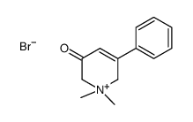 1,1-dimethyl-5-phenyl-2,6-dihydropyridin-1-ium-3-one,bromide Structure