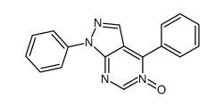 5-oxido-1,4-diphenylpyrazolo[3,4-d]pyrimidin-5-ium结构式