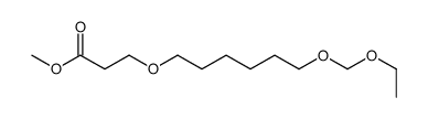 methyl 3-[6-(ethoxymethoxy)hexoxy]propanoate Structure