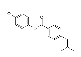 (4-methoxyphenyl) 4-(2-methylpropyl)benzoate结构式