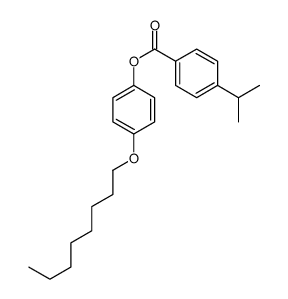 (4-octoxyphenyl) 4-propan-2-ylbenzoate结构式
