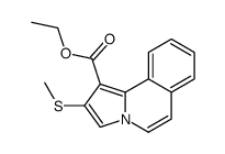 ethyl 2-methylsulfanylpyrrolo[2,1-a]isoquinoline-1-carboxylate结构式