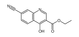 ethyl 7-cyano-4-hydroxyquinoline-3-carboxylate Structure