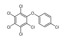 1,2,3,4,5-pentachloro-6-(4-chlorophenoxy)benzene结构式