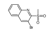 3-bromo-2-methylsulfonylquinoline结构式