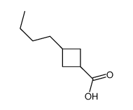 3-Butylcyclobutanecarboxylic acid结构式
