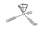 Cr(CO)2(NS)(η5-C5H5) Structure