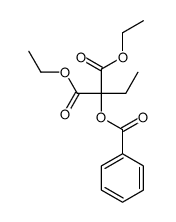 diethyl 2-benzoyloxy-2-ethylpropanedioate结构式