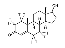 TESTOSTERONE, [1,2,6,7-3H] Structure