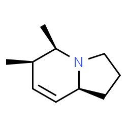 Indolizine, 1,2,3,5,6,8a-hexahydro-5,6-dimethyl-, (5R,6R,8aS)- (9CI) Structure