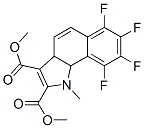 6,7,8,9-Tetrafluoro-3a,9b-dihydro-1-methyl-1H-benz[g]indole-2,3-dicarboxylic acid dimethyl ester结构式