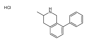 3-methyl-8-phenyl-1,2,3,4-tetrahydroisoquinolin-2-ium,chloride Structure