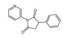 3-phenyl-1-pyridin-3-yl-pyrrolidine-2,5-dione Structure