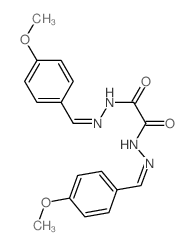 Ethanedioic acid,1,2-bis[2-[(4-methoxyphenyl)methylene]hydrazide] picture