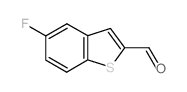 5-Fluoro-1-benzothiophene-2-carbaldehyde结构式