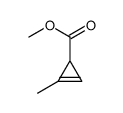 methyl 2-methylcycloprop-2-ene-1-carboxylate结构式