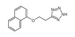 5-[2-(1-Naphthalenyloxy)ethyl]-1H-tetrazole structure