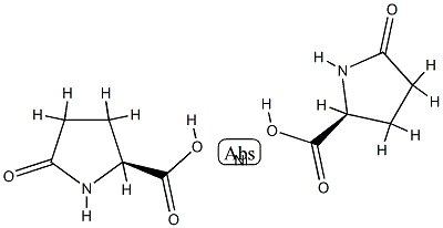 bis(5-oxo-L-prolinato-N1,O2)nickel Structure